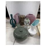 7 Pc Mixed Porcelain and Pottery Selection