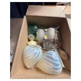 Glass Lamp Shades and Decorative Items