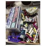 Lego Bricks, Simpson Clock & Hess Truck Lot