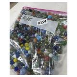 Glass Marbles in Ziploc Bag Lot
