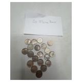 20 US Silver Dimes Assorted Dates
