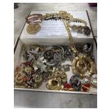 Signed Costume Jewelry Lot in Box