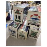 5 Hess Toy Trucks with Original Boxes