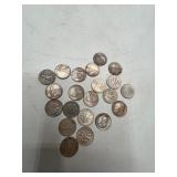 20 US 90% Silver Dimes Mixed Dates