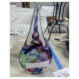 Adam Jablonski 10.5" Polish Art Glass Sculpture
