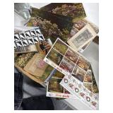 Postcards and Stamps Collection