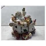 Waterford Porcelain Santa Christmas Cookie Jar