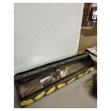 Decorated Metal Tray With Utensils, Siam Brass