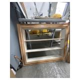 Wooden Shadow Box Shelf With Frame, 33x28"