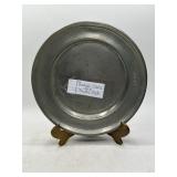 Thomas Clarke 1800s 9" Pewter Plate