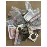 World Coin and Currency Lot, Labeled Envelopes