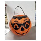 Plastic Pumpkin Jack-o