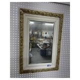 Ornate Framed Wall Mirror, 20x24 Inches