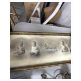 Framed Baby Photo Portrait, 30x11 Inch