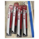 Milwaukee Sawzall Blades 5 Pack 9" 14 TPI, 4 Sets
