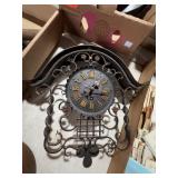 Iron Wall Clock With Roman Numerals