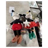 Disney Charlotte Clark 14" Mickey & Minnie Plush