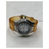 TechnoMarine MOP Face Day-Date Yellow Jelly Watch