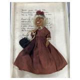 Handmade Doll from Ozark, Missouri, 1947