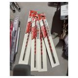 3 Diablo 5/16" x 10" Red Granite Hammer Bits