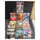 10 Different DVD Movies