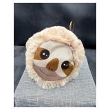 Sloth Face Plush Keychain