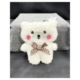 Cute Teddy Bear Plush Keychain