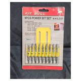 Pit Bull 9PCS Power Bit Set w Holder