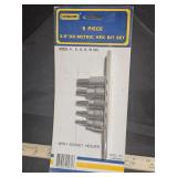 5 Piece 3/8' Dr. Metric Hex Bit Set