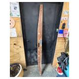 6-Foot Wood Level ï¿½ Multi-Vial Carpenterï¿½s Level