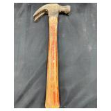 Vintage Claw Hammer with Wooden Handle