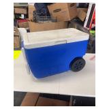 COLEMAN HARD SIDED COOLER ON WHEELS