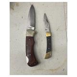 (2)- POCKET KNIVES