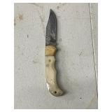 DAMASCUS BLADE POCKET KNIFE