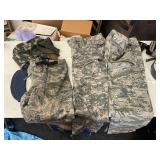 ASSORTED MILITARY CAMO CLOTHES
