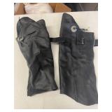 LEATHER RIDING BOOT COVERS SIZE XL