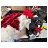 SANTA COSTUME W/ ACCESORIES & STORAGE TRUNK