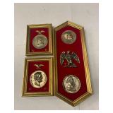 PRESIDENTIAL COIN WALL DECOR