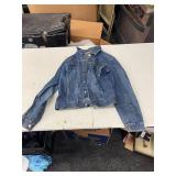 CALVIN KLEIN DENIM JACKET WOMENS LARGE