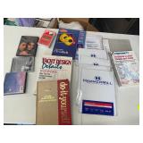 ASSORTED OOKS, CDS, AND OFFICE SUPPLIES