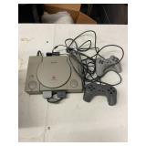 SONY PLAYSTATION WITH CONTROLLERS
