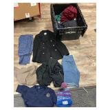 LARGE ASSORTMENT OF CLOTHES WITH TOTE