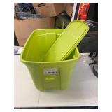 STORAGE TOTE WITH LID