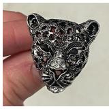 SIZE 5 PANTHER HEAD RING