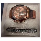 STRADA WATCH WITH CUFF SET
