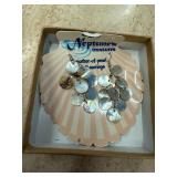 MOTHER OF PEARL SHELL EARRINGS