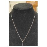 BLUE SAPPHIRE PENDANT NECKLACE