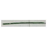 7.25' RUSSIAN DIOPSIDE BRACELET IN STERLING