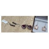 (3)- PAIRS OF EARRINGS