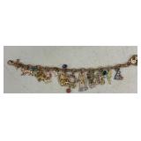 KIRKS FOLLY RAINBOW BRIDGE CHARM BRACELET